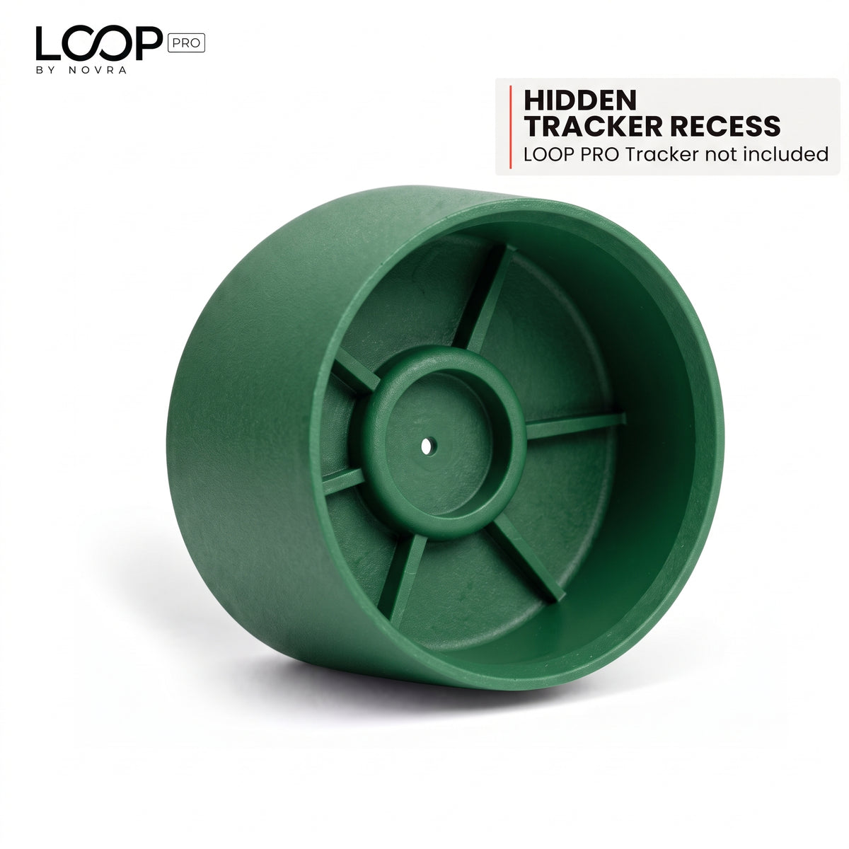 LOOP PRO bottle in Forest Green with grip sleeve and magnetic phone mount [colour:Forest]