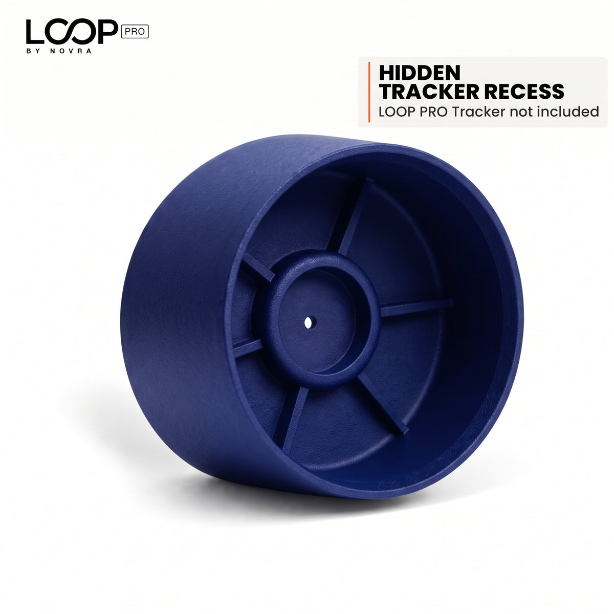 LOOP PRO bottle in Cobalt Blue with grip sleeve and magnetic phone mount [colour:Cobalt]