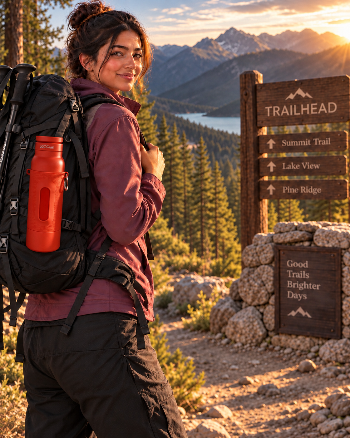 The trailhead